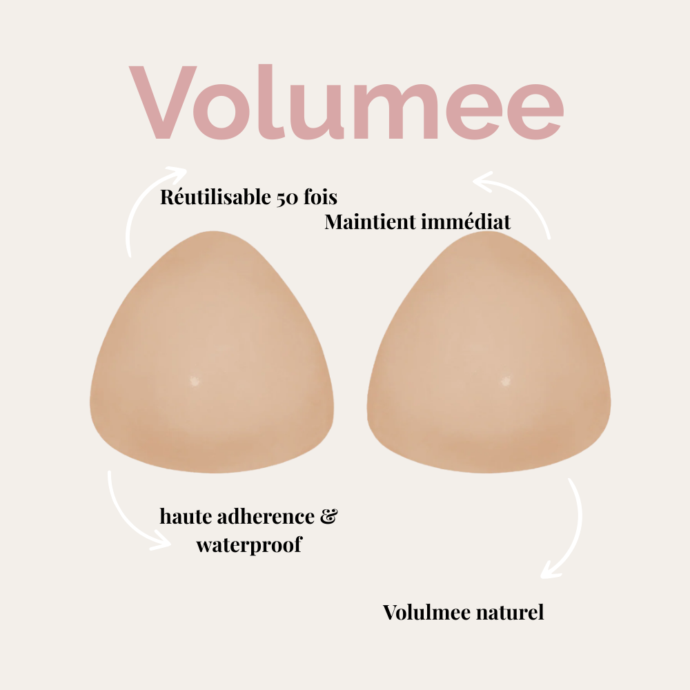 VOLUMEE PUSH-UP- Push-Up Adhésifs Premium- Effet volume immédiat, forte adhérence et réutilisable.